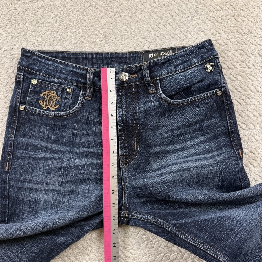 Roberto Cavalli Firenze Jeans Men's 32x24 (hemmed) Luxury denim Made in Italy - Picture 11 of 16